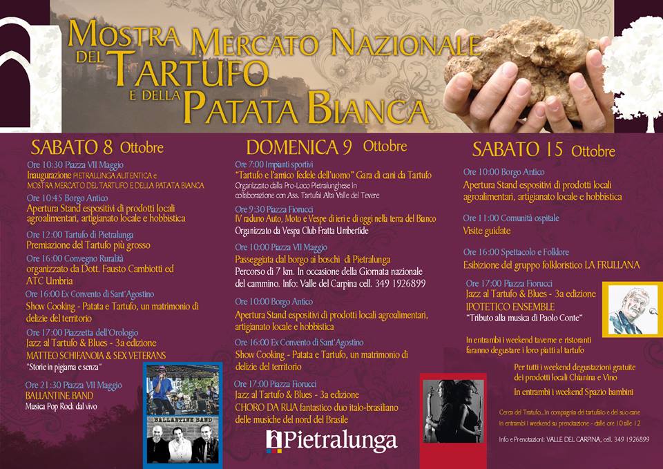 MOSTRA mercato tartufo patata pietralunga