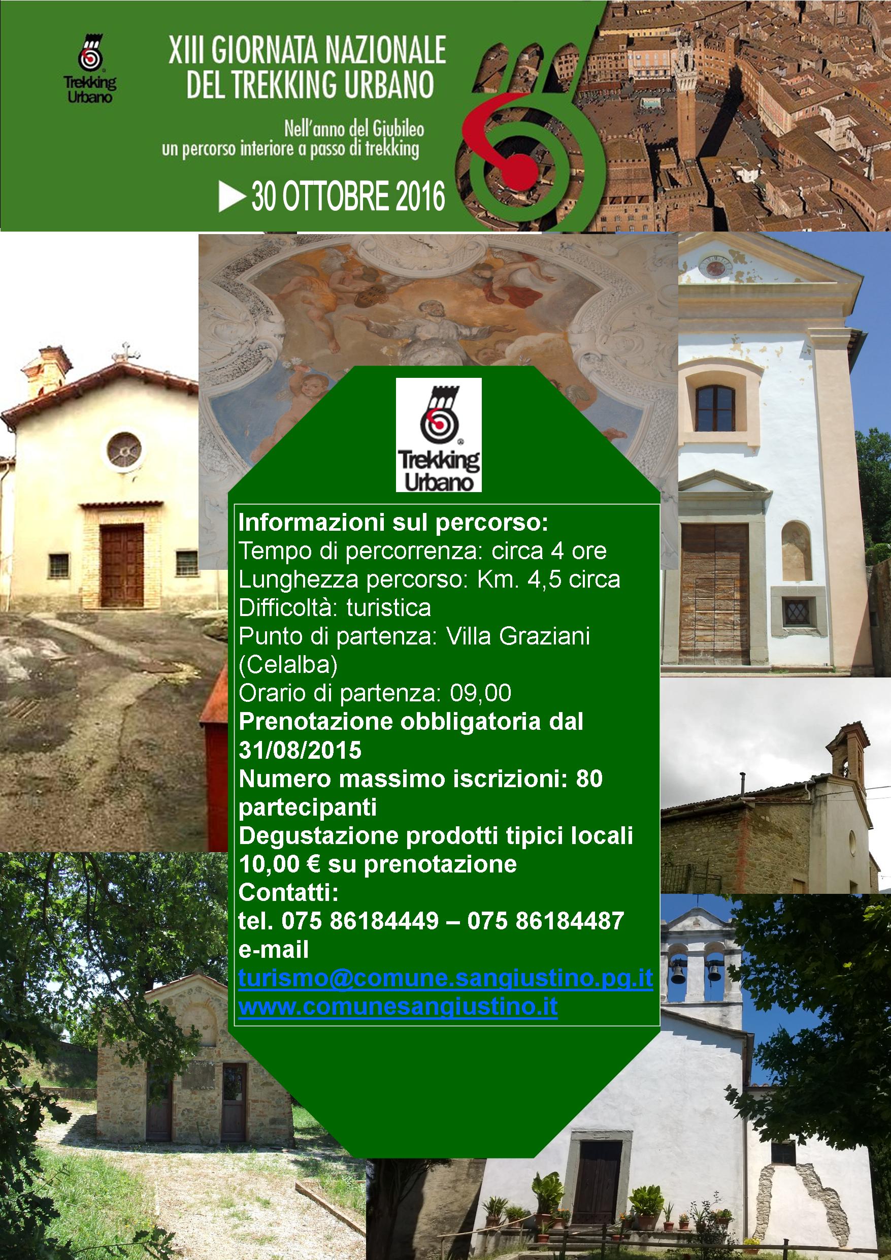 Giornata nazionale del trekking urbano - San Giustino