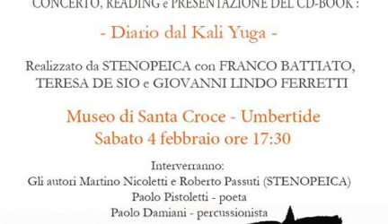 Concerto, reading e presentazione del volume con CD: KATHMANDU, DIARIO DAL KALI YUGA